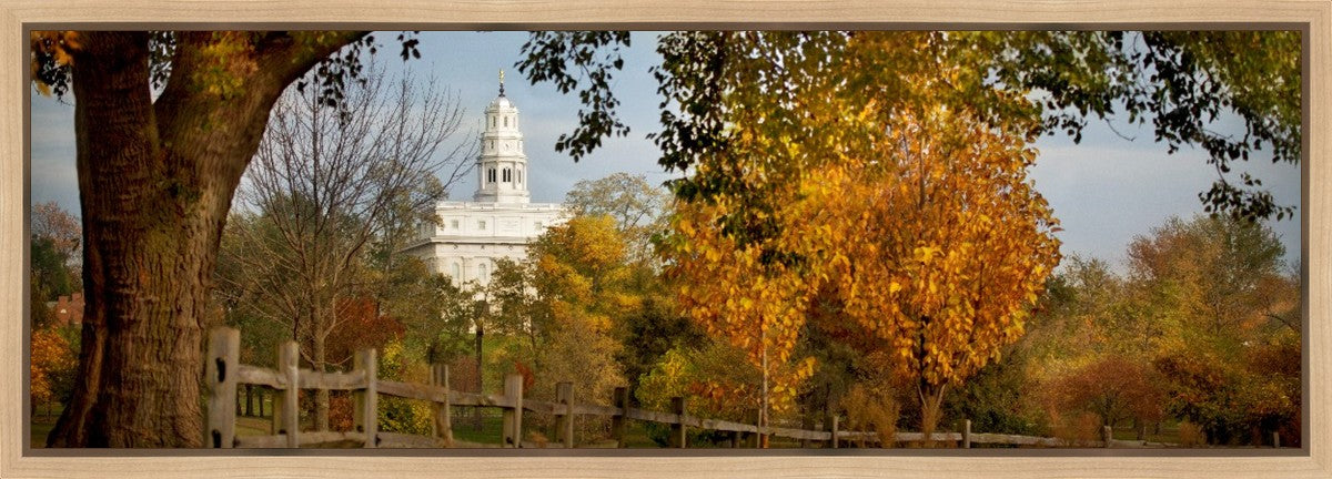 Nauvoo Farm With Red Leaves