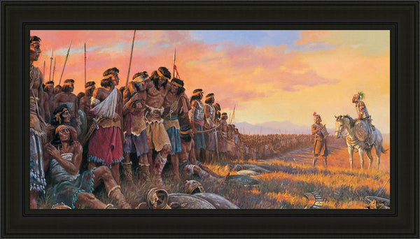 its true sir - all present and accounted for by clark kelley price helaman  and the two-thousand strippling warriors wounded lamanite boys – LDSArt.com