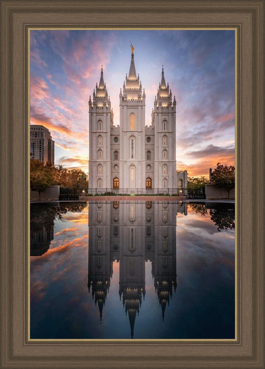 Salt Lake Reflection Of Eternity