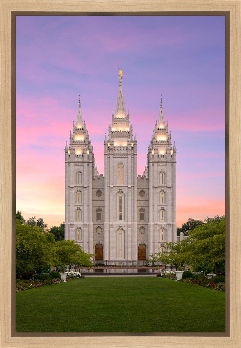 Salt Lake Pastel Sunset