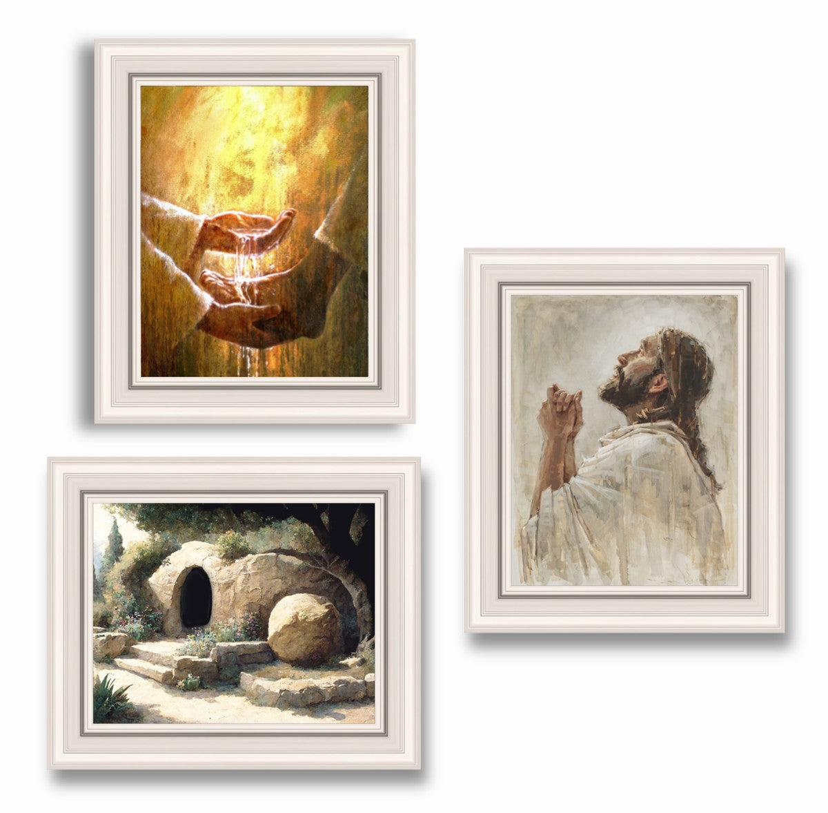 Holy Week 11 X 14 Framed Set 4