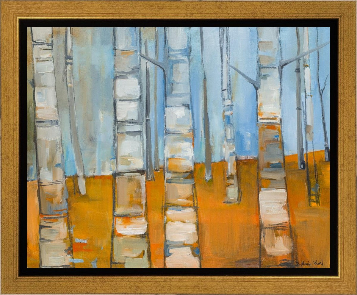 Winter Aspens
