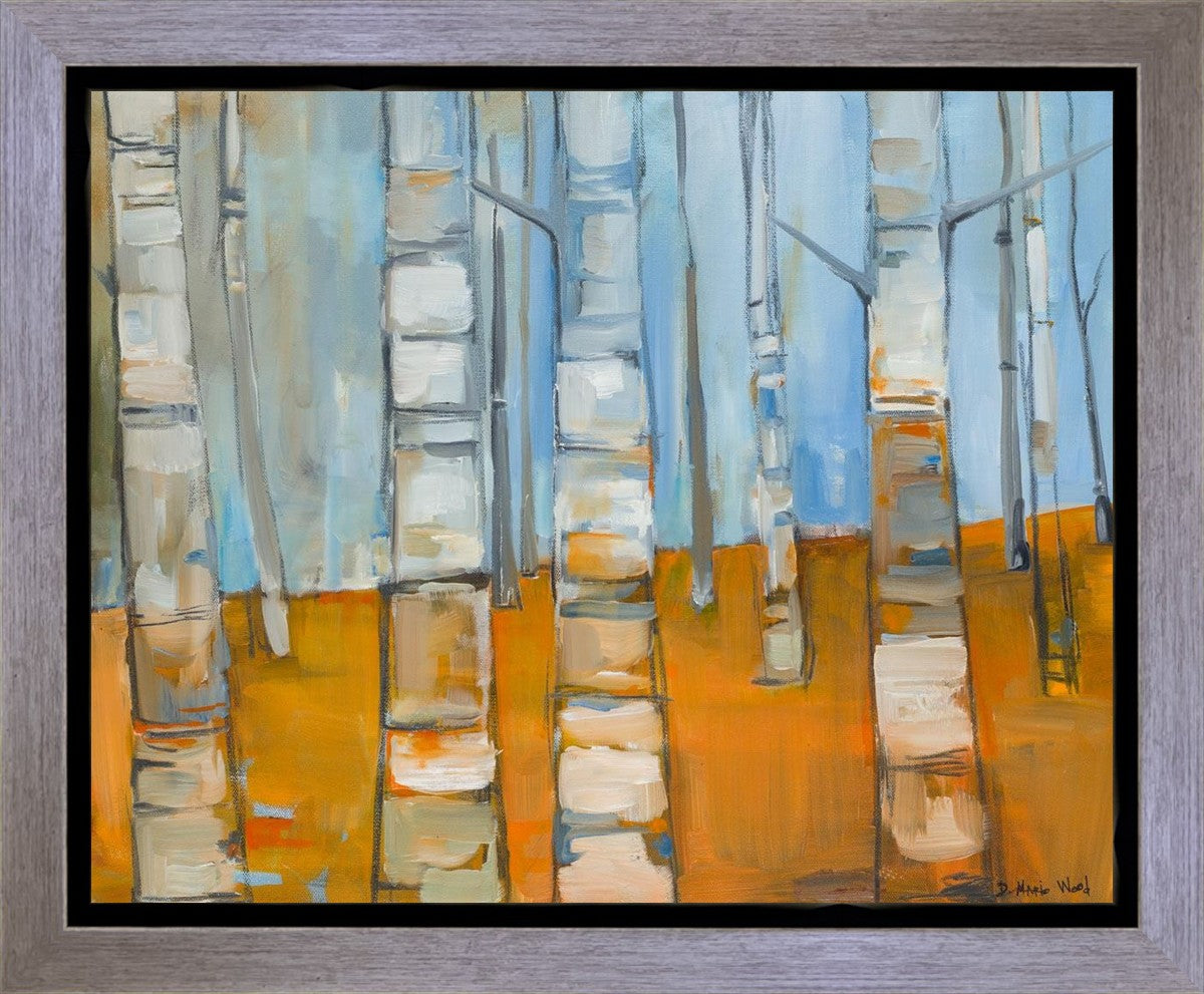 Winter Aspens