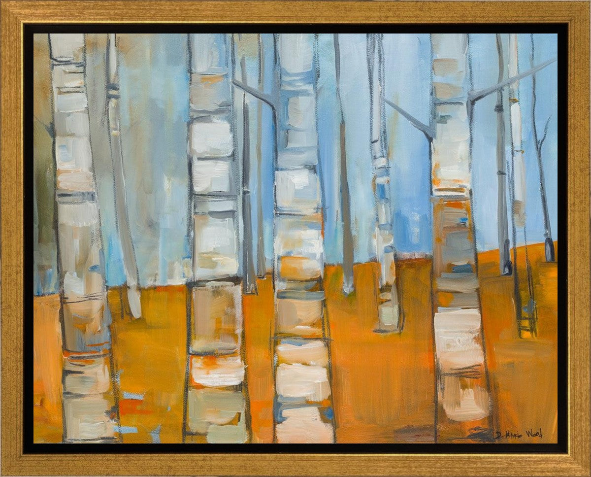 Winter Aspens