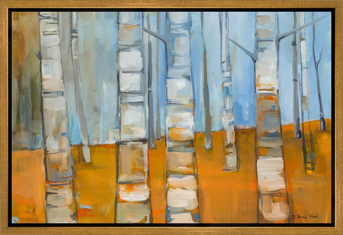 Winter Aspens