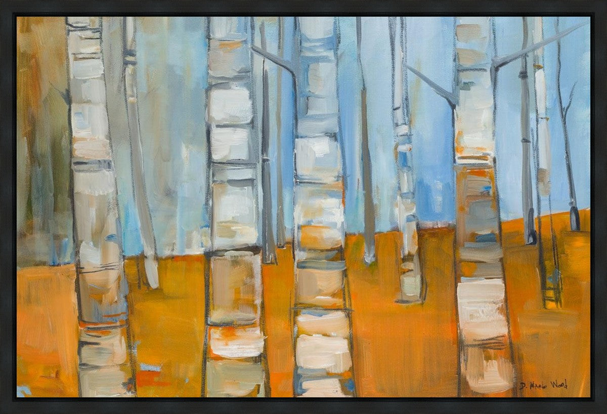 Winter Aspens