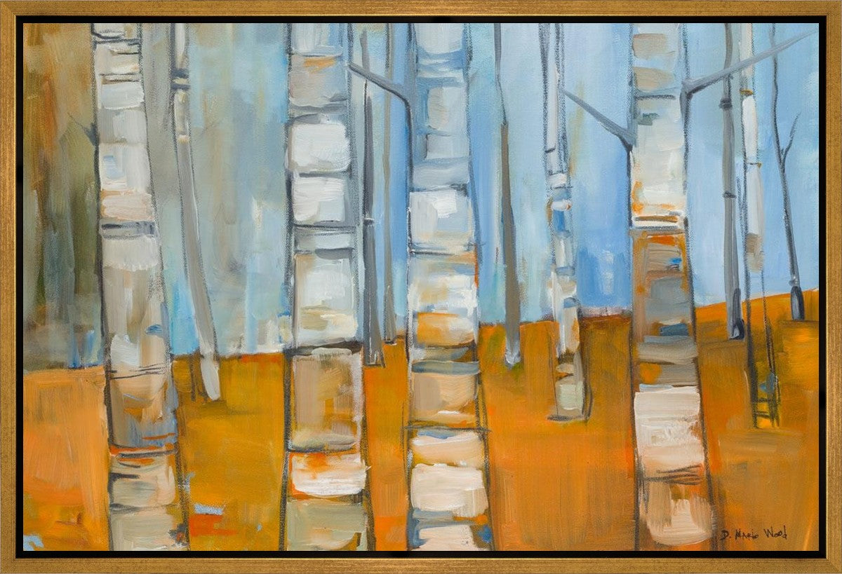 Winter Aspens
