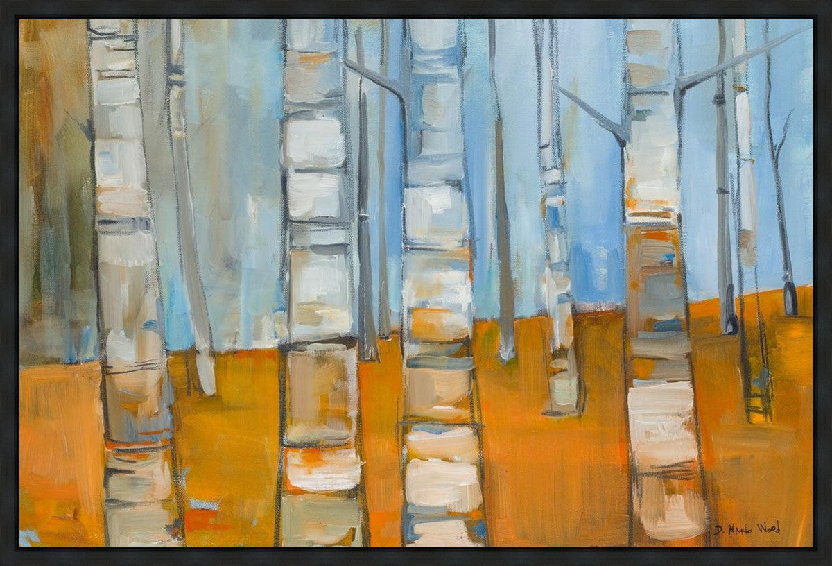 Winter Aspens