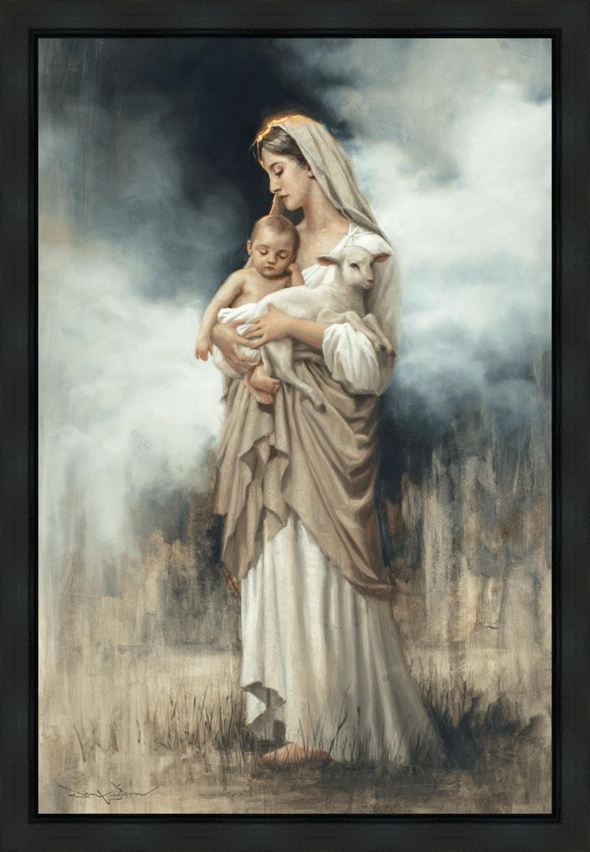 Nurturing With The Lamb Gallery Wrap