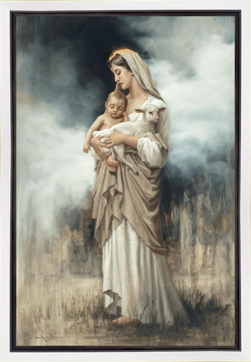 Nurturing With The Lamb Gallery Wrap