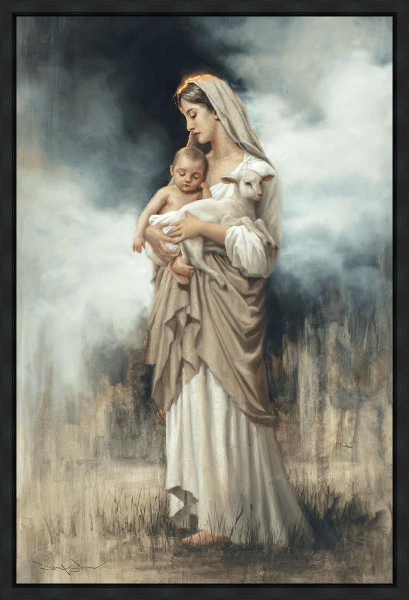 Nurturing With The Lamb Gallery Wrap