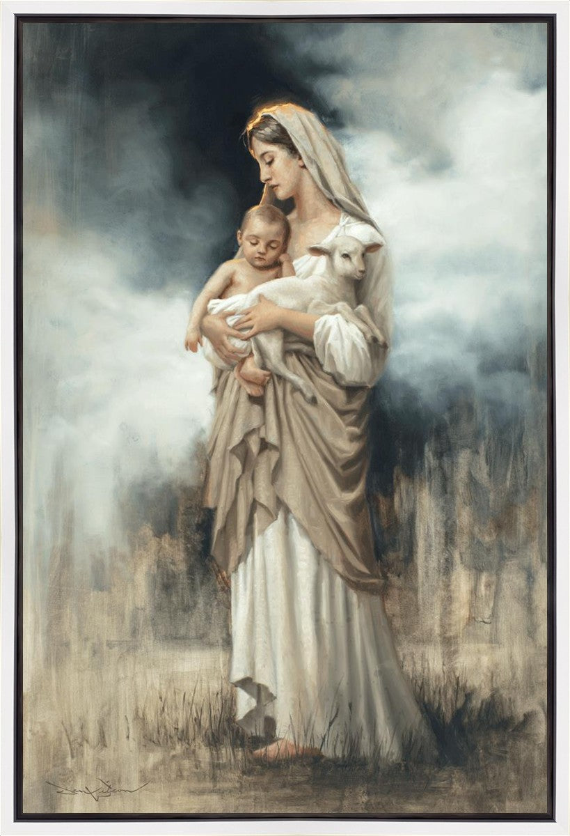 Nurturing With The Lamb Gallery Wrap