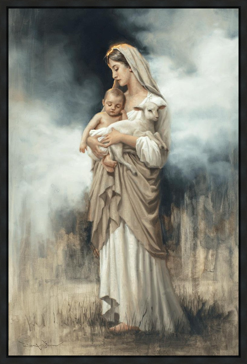 Nurturing With The Lamb Gallery Wrap