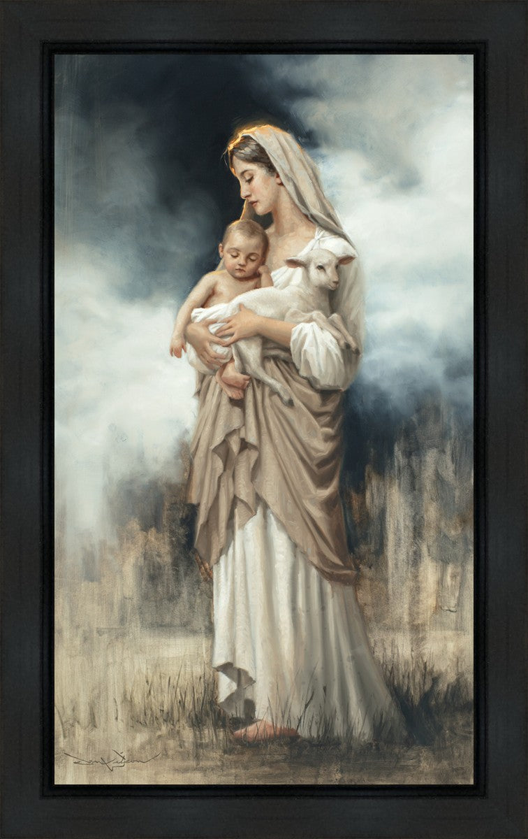 Nurturing With The Lamb Gallery Wrap