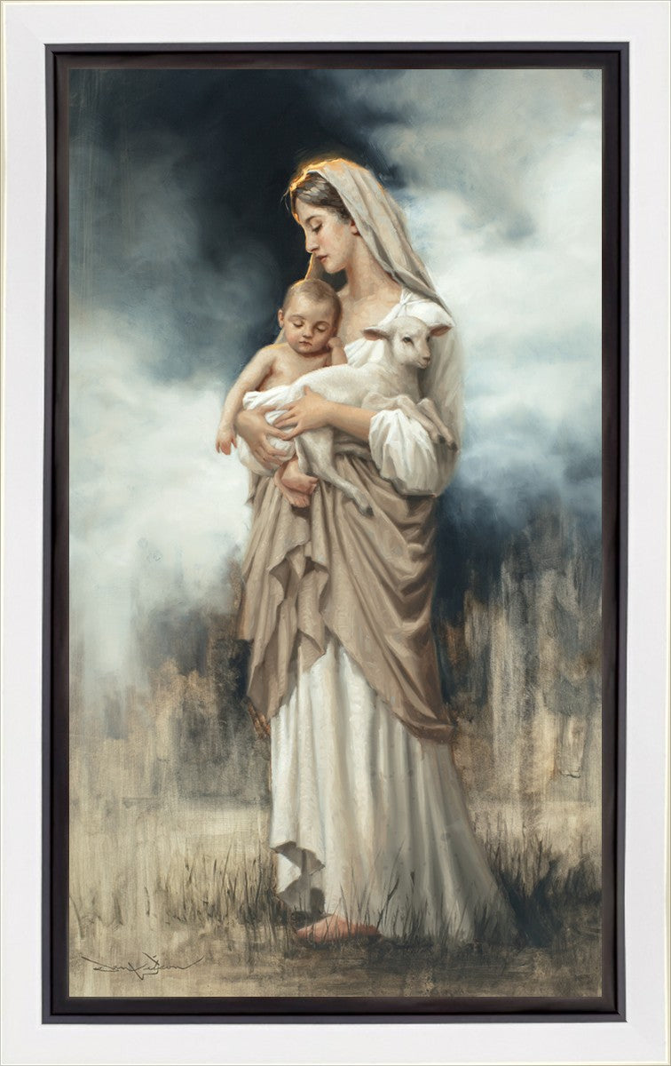 Nurturing With The Lamb Gallery Wrap