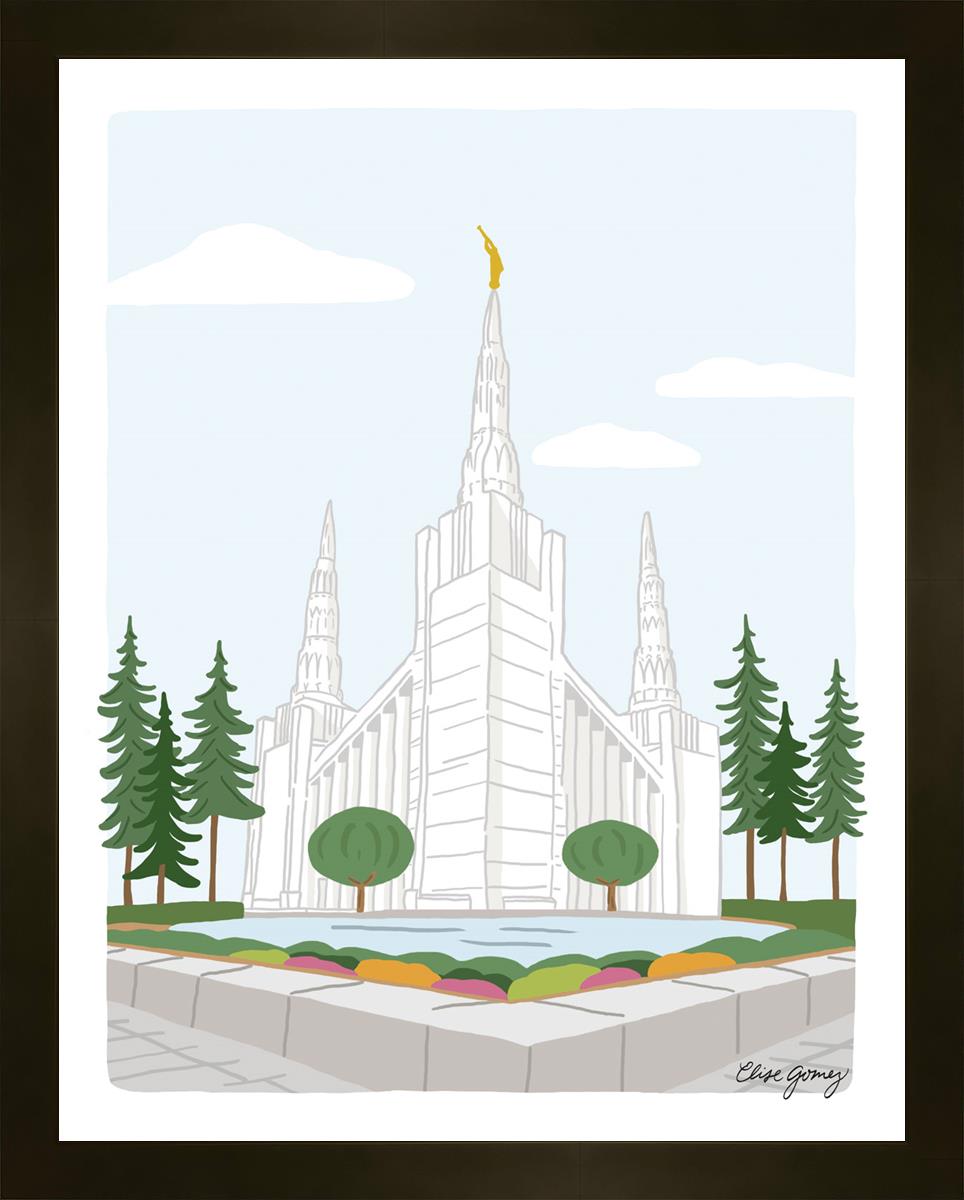 Portland Temple Faux Mat
