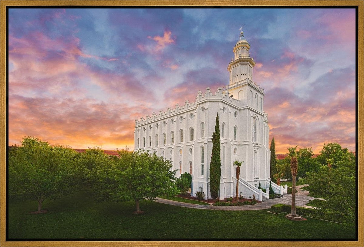 St George Temple 03 Gallery Wrap