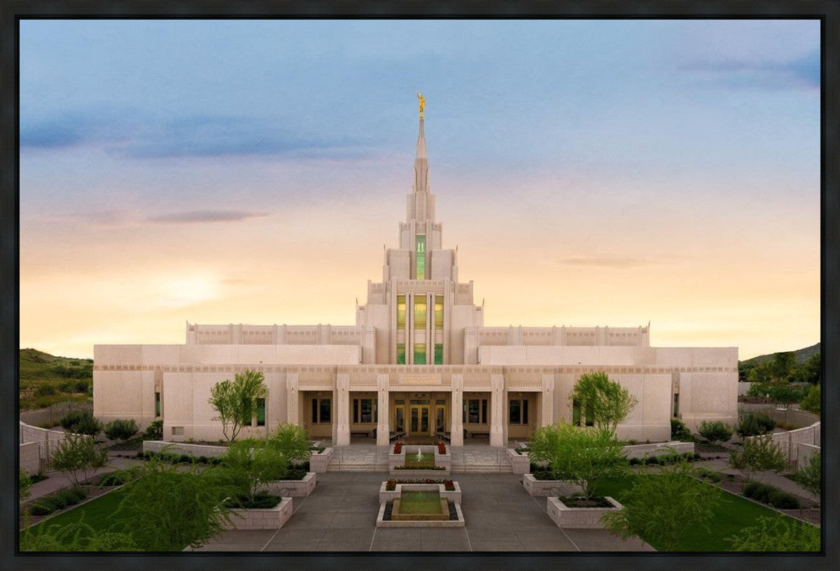 Phoenix Temple First Light Gallery Wrap