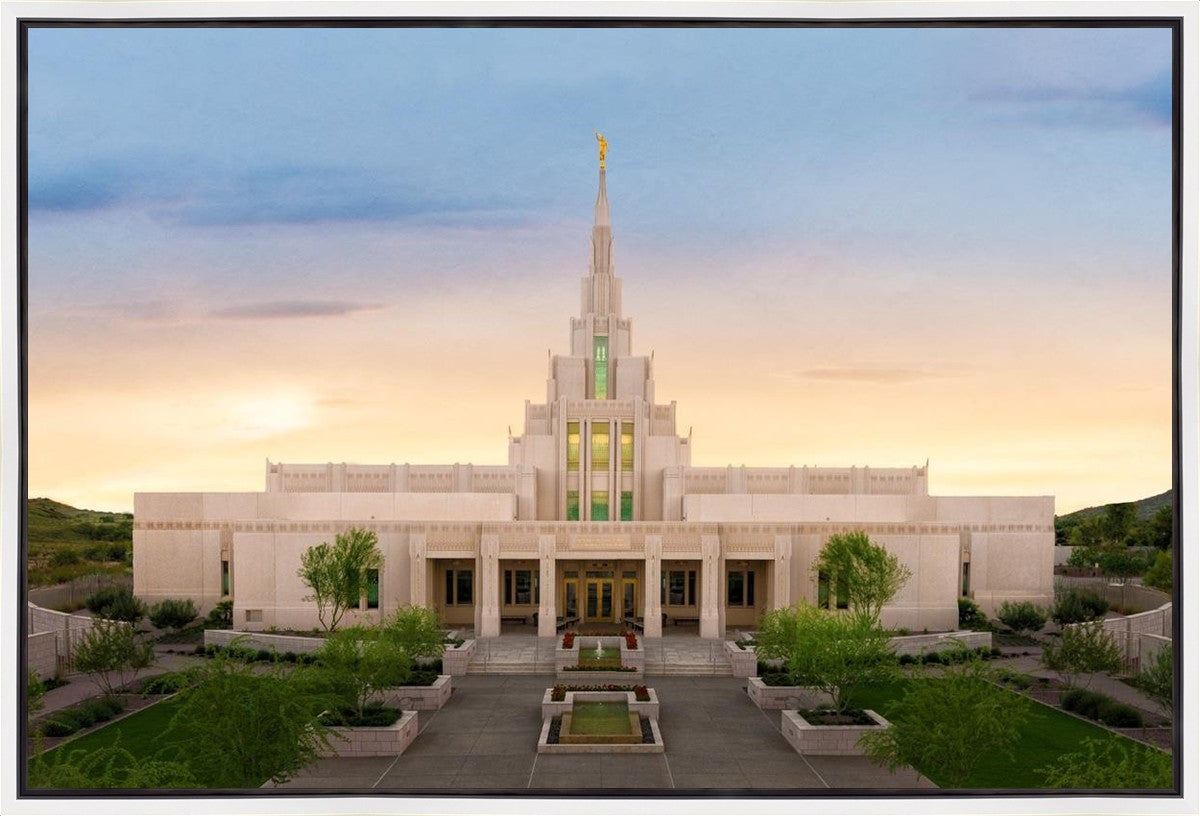 Phoenix Temple First Light Gallery Wrap