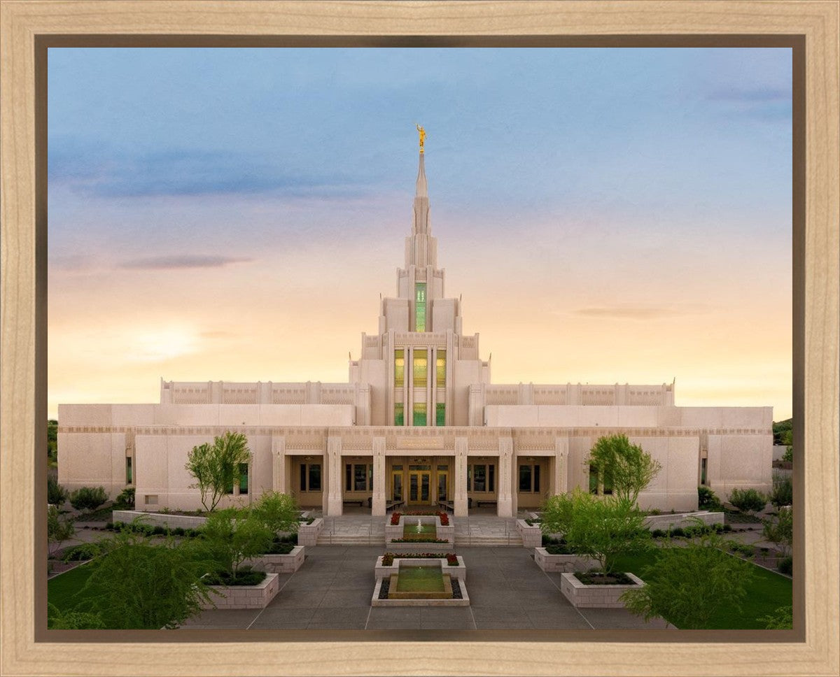 Phoenix Temple First Light Gallery Wrap