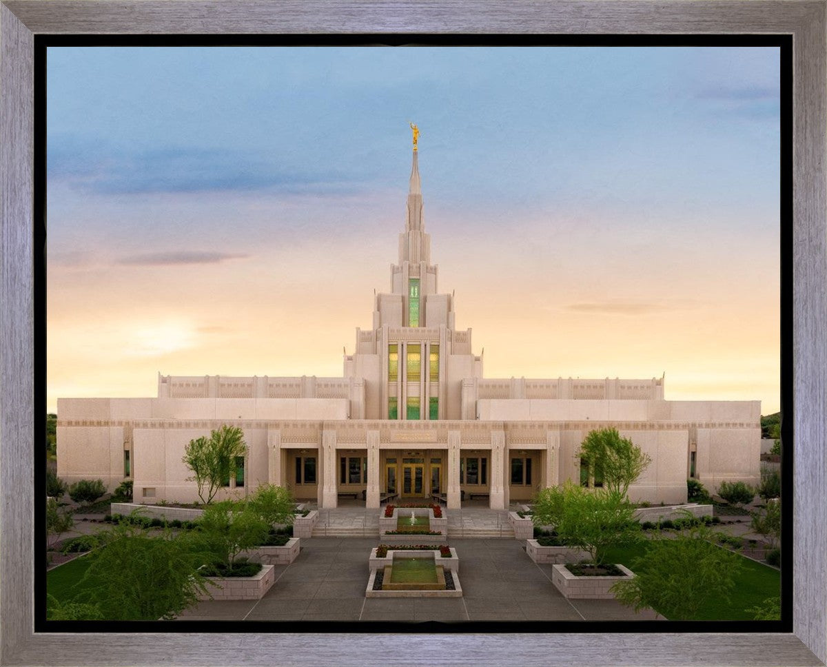 Phoenix Temple First Light Gallery Wrap