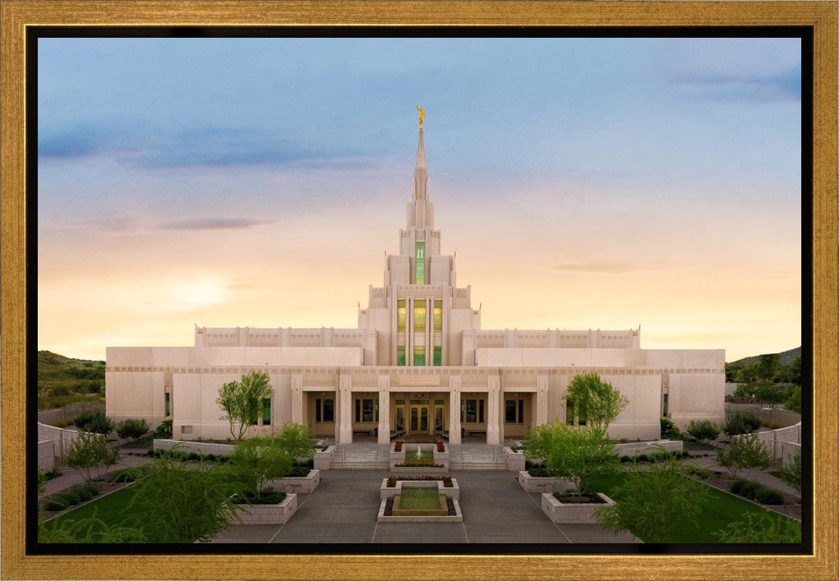 Phoenix Temple First Light Gallery Wrap