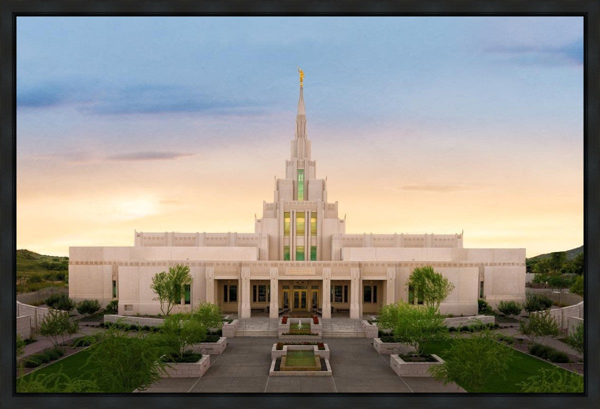 Phoenix Temple First Light Gallery Wrap