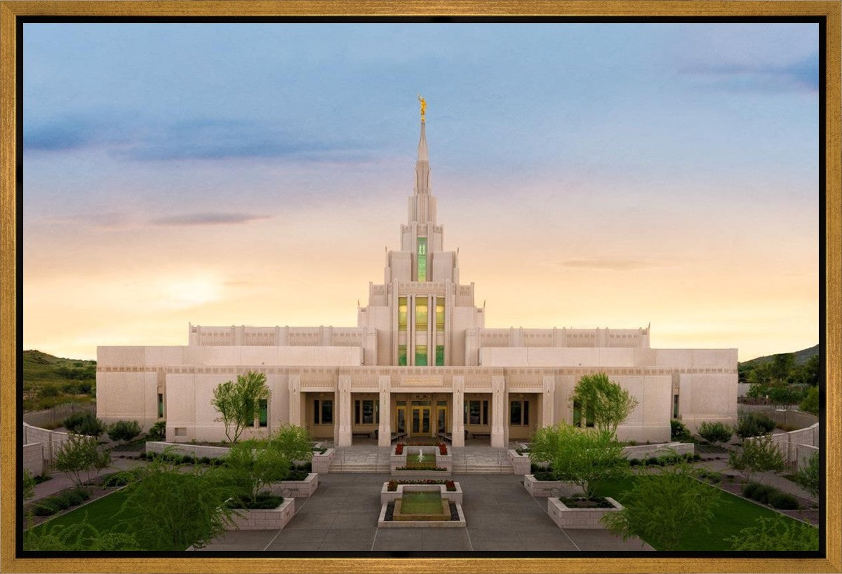 Phoenix Temple First Light Gallery Wrap