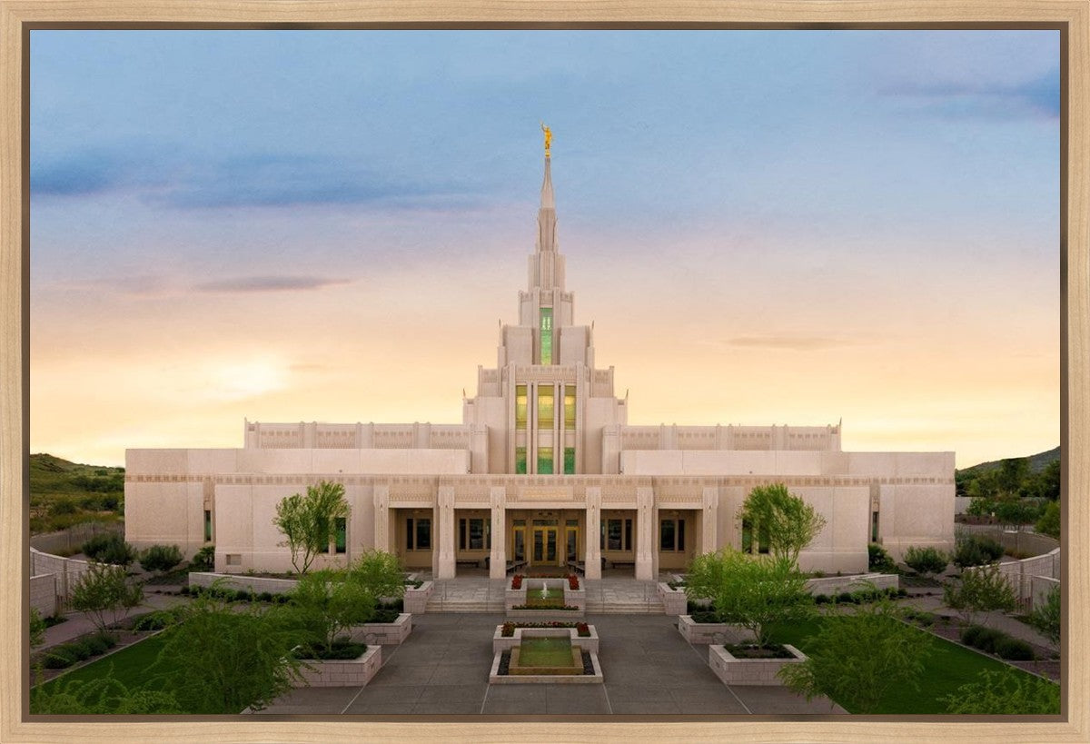 Phoenix Temple First Light Gallery Wrap