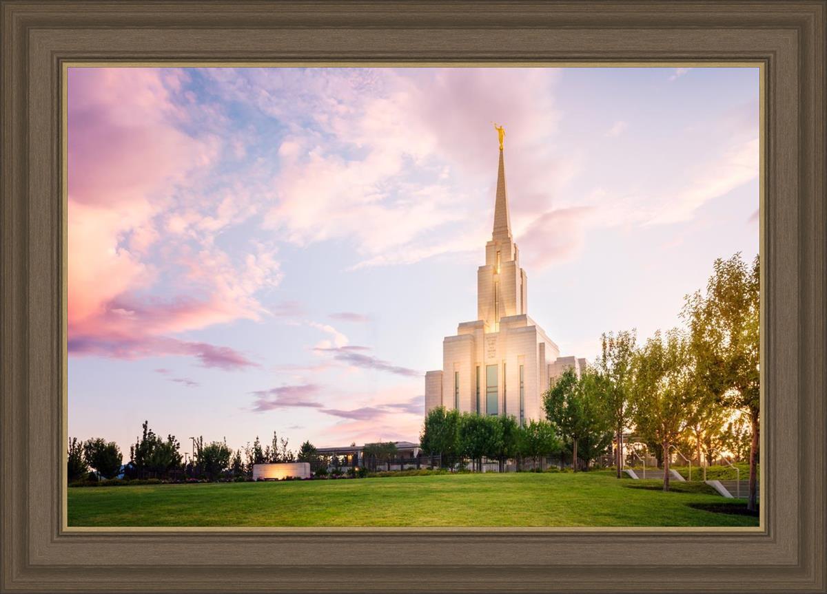 Oquirrh Mountain Pastel Sunset
