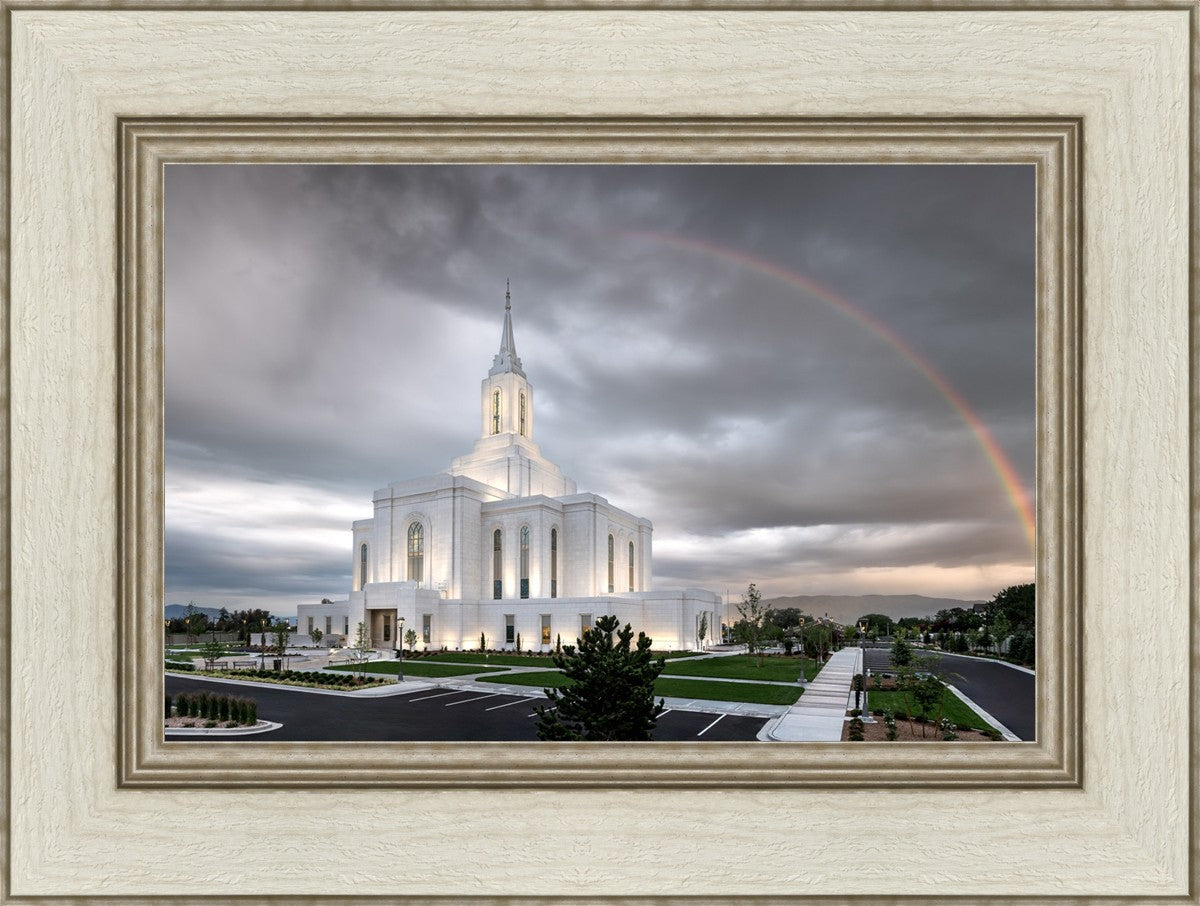 Orem Rainbow Sunrise Large Wall Art