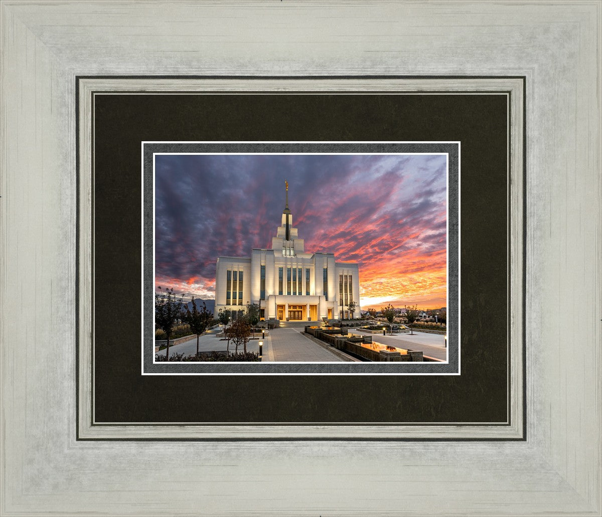 Saratoga Springs Utah Colorful Sunrise