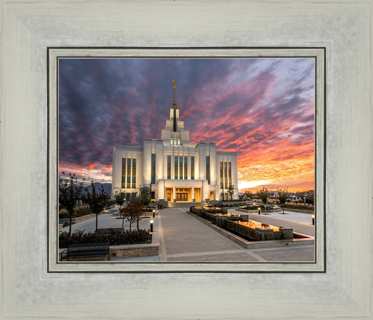 Saratoga Springs Utah Colorful Sunrise