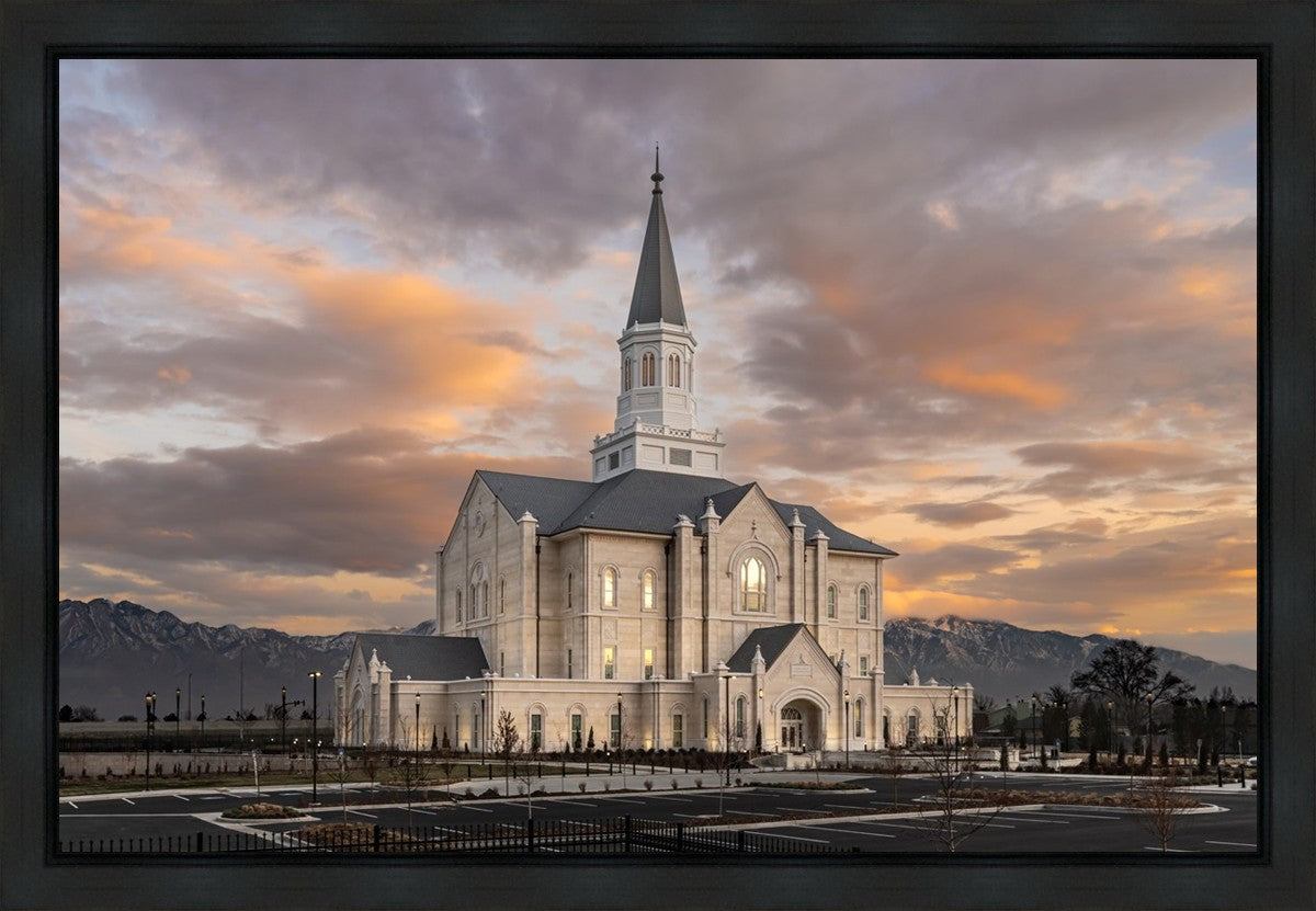 Taylorsville Utah Warm Evening Glow