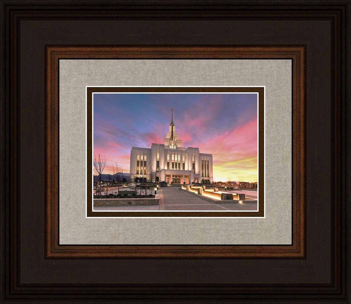 Saratoga Springs Utah Glorious Sunrise