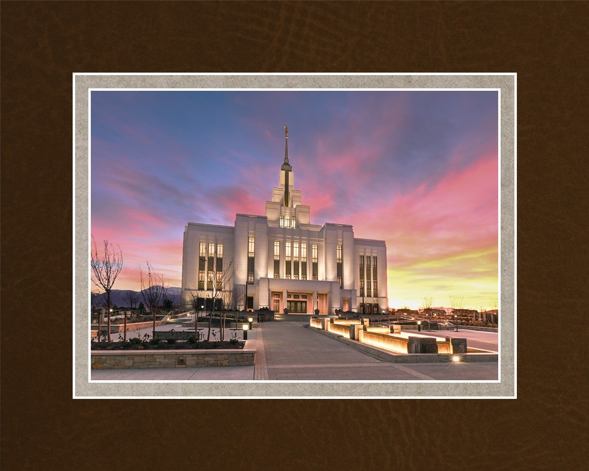 Saratoga Springs Utah Glorious Sunrise