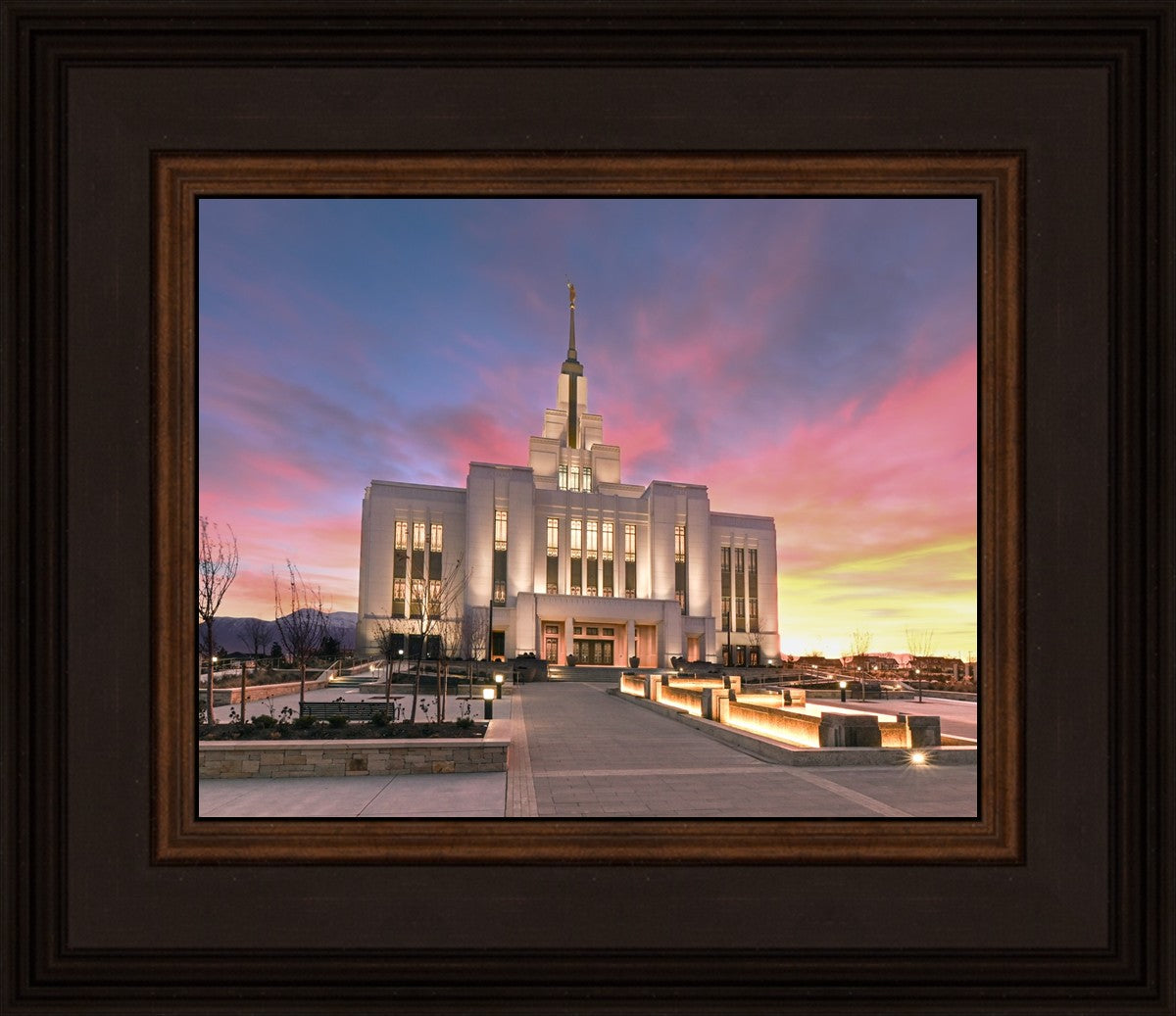 Saratoga Springs Utah Glorious Sunrise