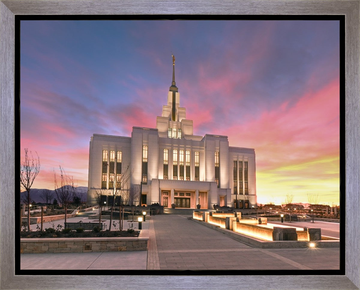 Saratoga Springs Utah Glorious Sunrise