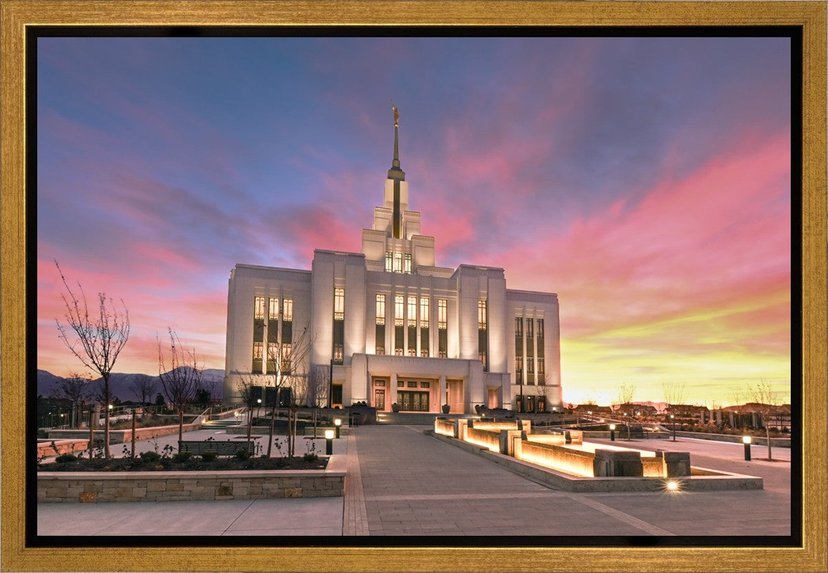 Saratoga Springs Utah Glorious Sunrise