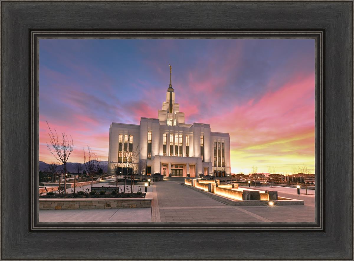 Saratoga Springs Utah Glorious Sunrise