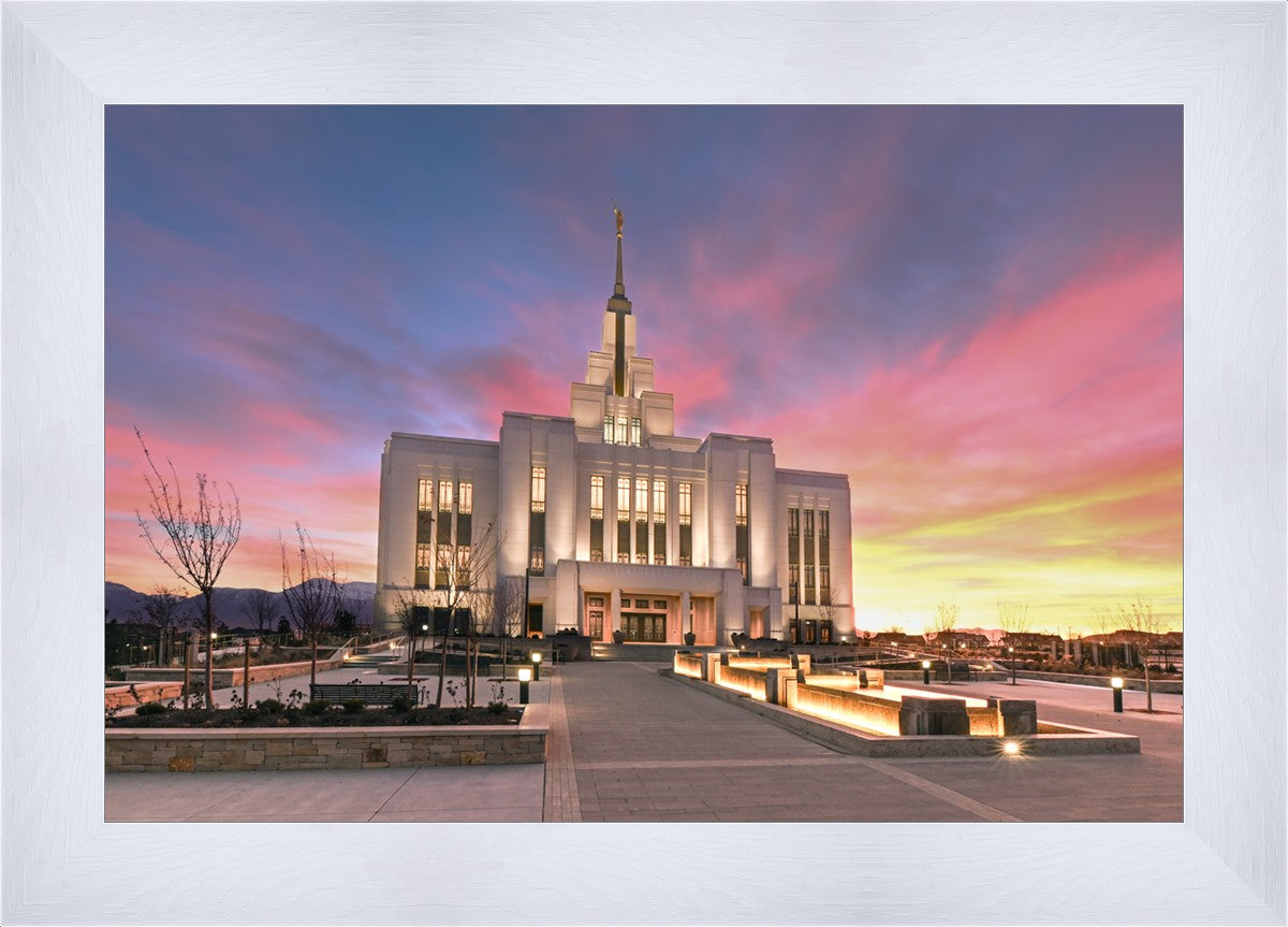 Saratoga Springs Utah Glorious Sunrise