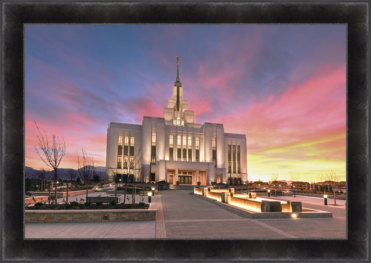 Saratoga Springs Utah Glorious Sunrise