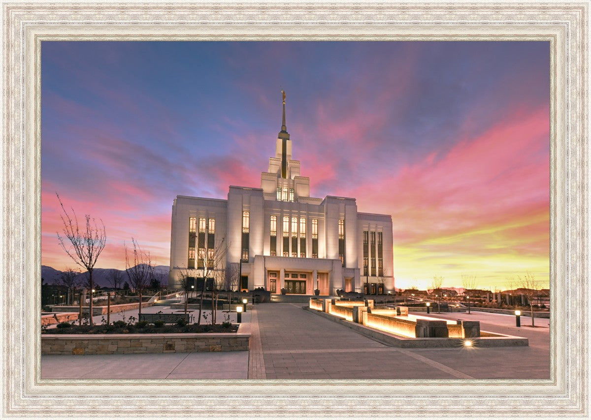 Saratoga Springs Utah Glorious Sunrise