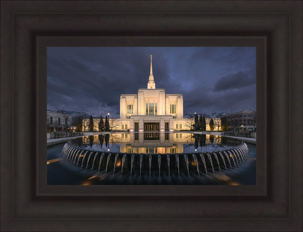 Ogden Utah Night Reflections
