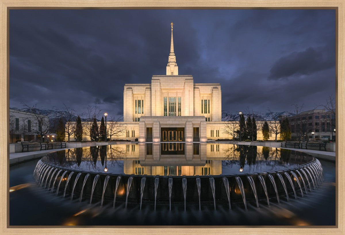 Ogden Utah Night Reflections