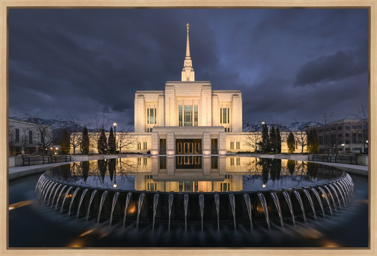 Ogden Utah Night Reflections