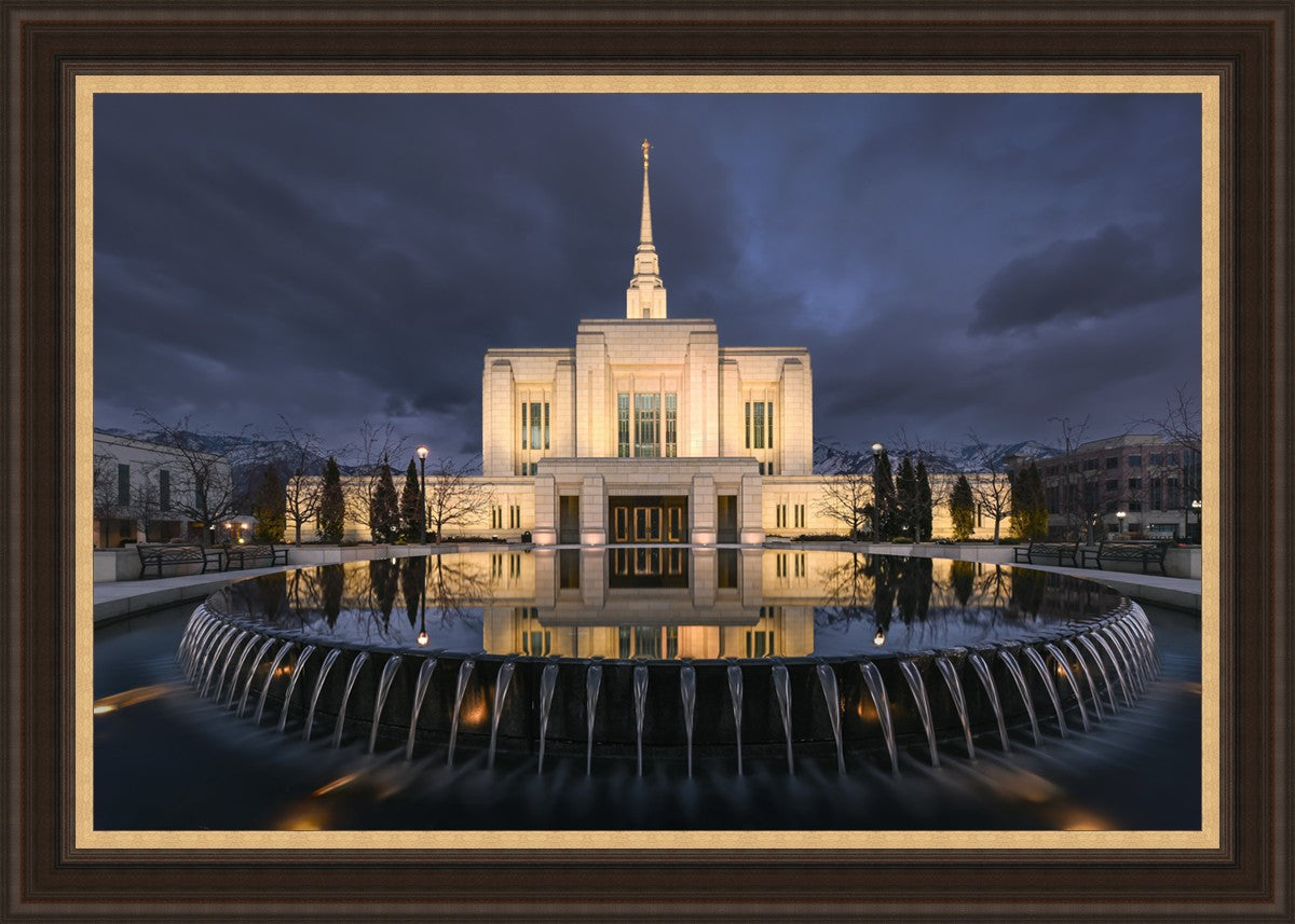 Ogden Utah Night Reflections