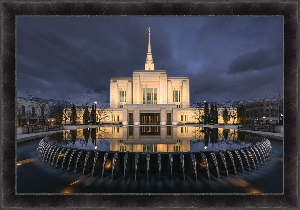 Ogden Utah Night Reflections