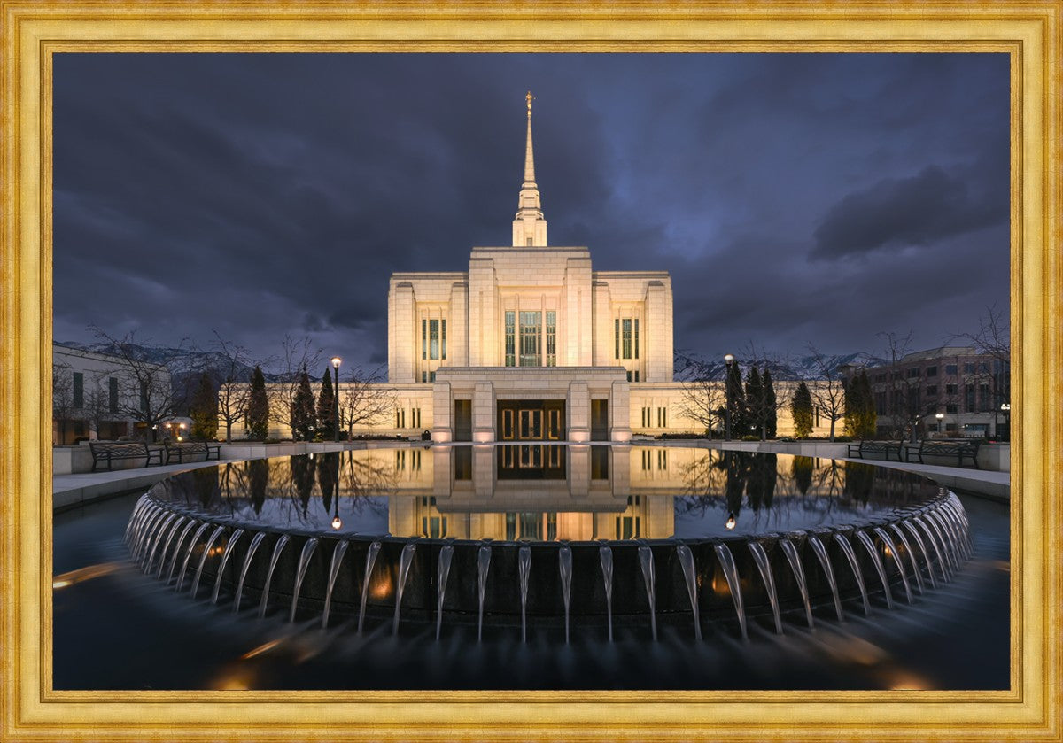 Ogden Utah Night Reflections