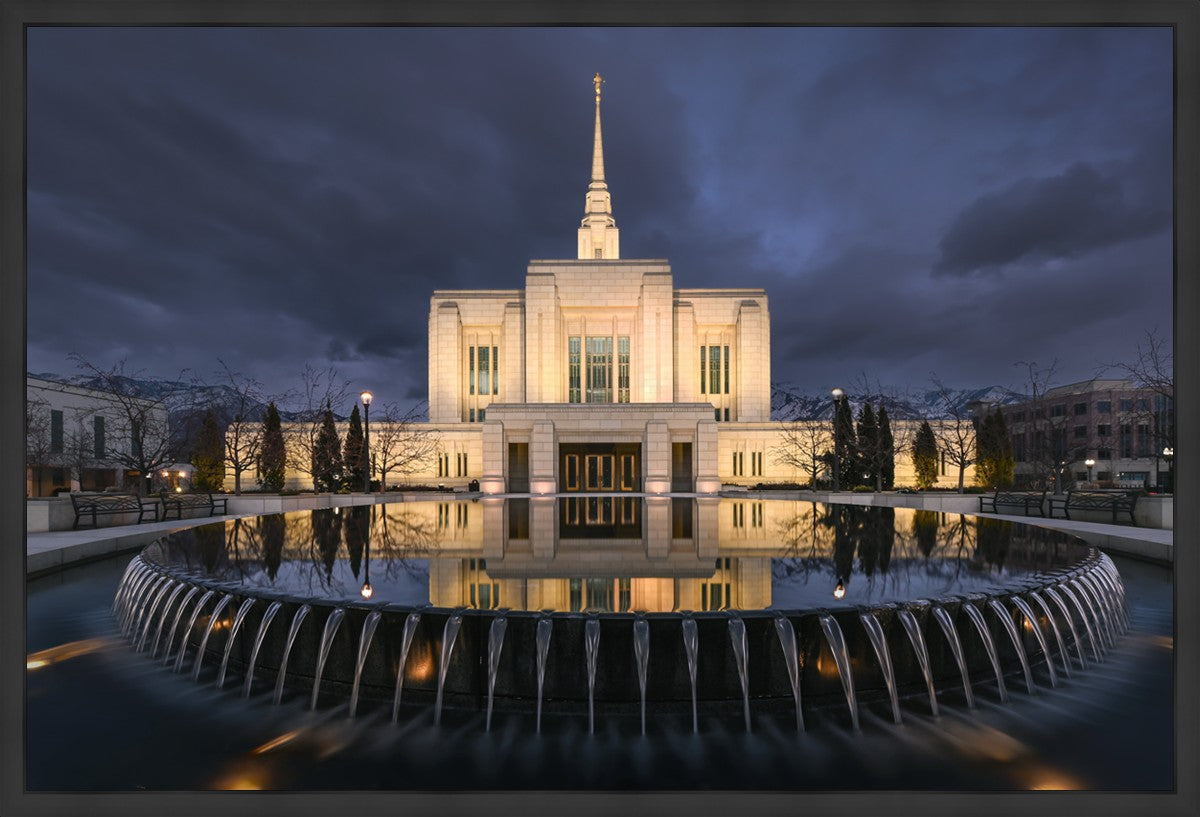 Ogden Utah Night Reflections